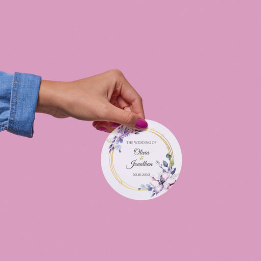 Elegant Minimalist Vinyl Sticker – Simple Aesthetic Sticker Design