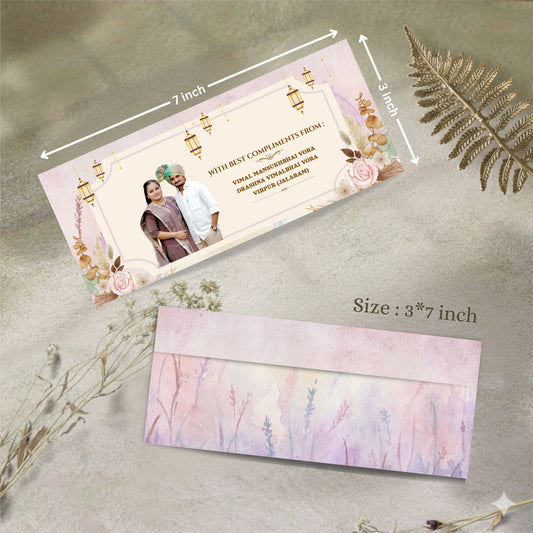 Personalized Customized Royal Theme Designer Shagun Cover