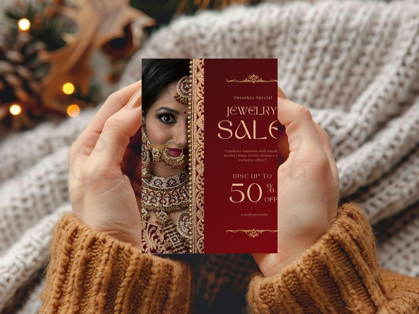 Luxury Grand Opening Card Template | Elegant Gold Business Launch Invitation | Premium Printable & Editable Design