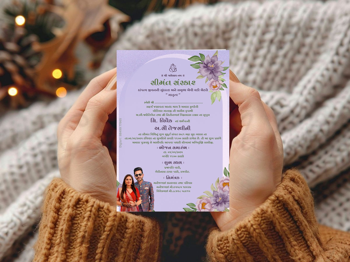 Elegant Floral Baby Shower Invitation Template | Editable Boho Pink Flower Baby Shower Invite | Instant Download Digital Card