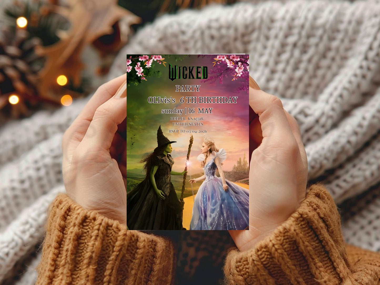 Angel vs Enemy Theme Birthday Invitation Card – Fun Battle Party Invite