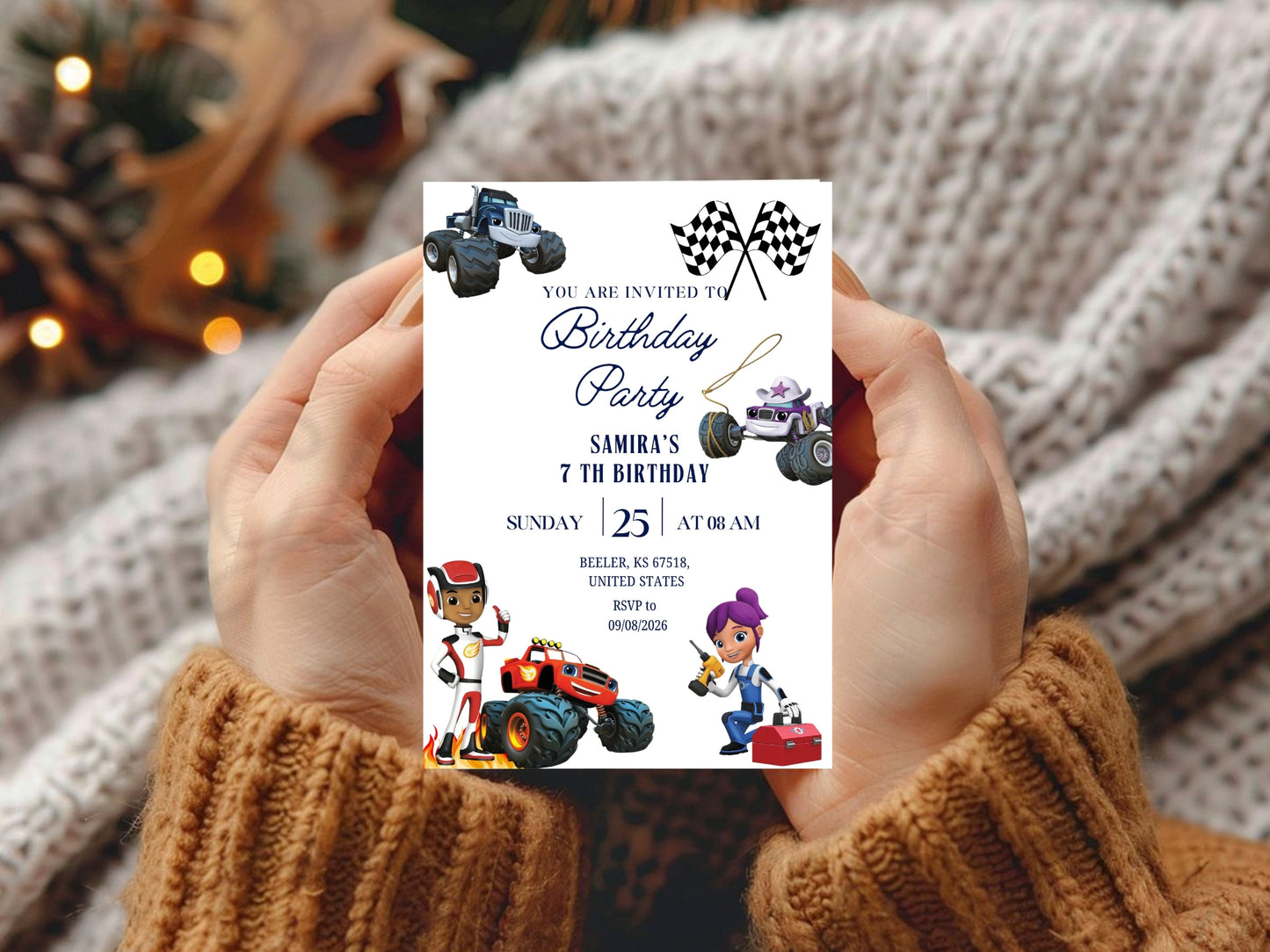 Architect Theme Birthday Invitation Card – Editable Printable Construction Party Invite – Modern Birthday Invitation