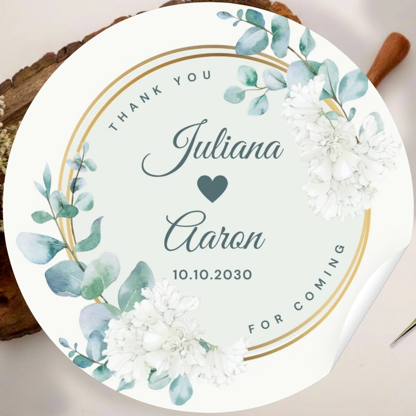 Simple Elegant Vinyl Sticker – Minimal Aesthetic Stickers