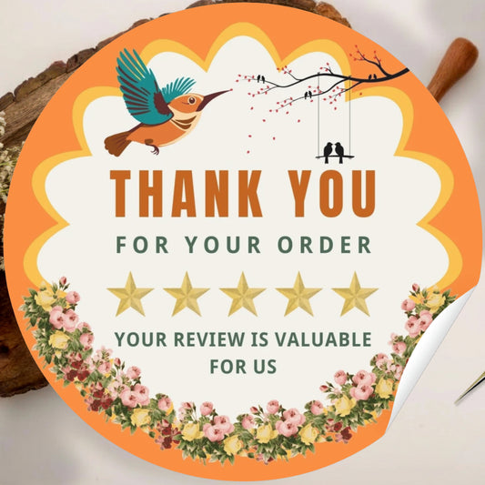 Beautiful Floral Vinyl Sticker – Elegant Botanical Aesthetic stickers