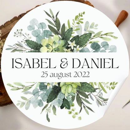 Leaf & Floral Vinyl Sticker – Elegant Botanical Aesthetic Stickers