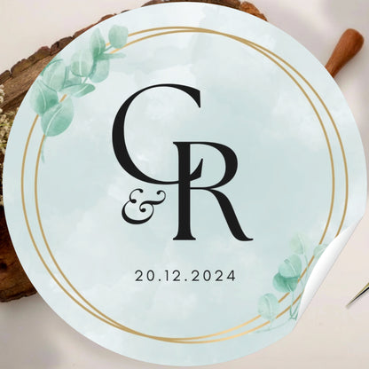 Minimal Elegant Sticker Design | Modern Luxury Custom Logo Sticker | Clean Aesthetic Packaging Label for Business & Events