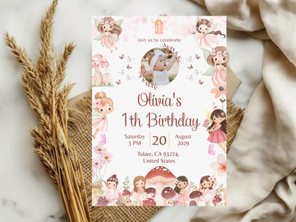 Baby Doll Theme Birthday Invitation Card | Cute & Custom Baby Birthday Invite
