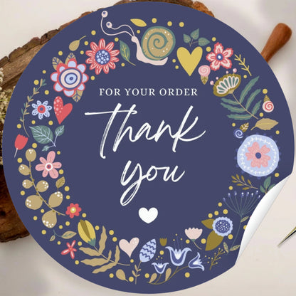 Elegant Floral Vinyl Sticker – Minimal Botanical Stickers