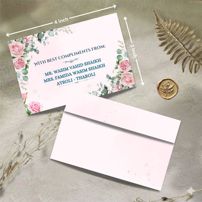 Personalized Customized Royal & Elegant Theme Designer Pocket Shagun Cover