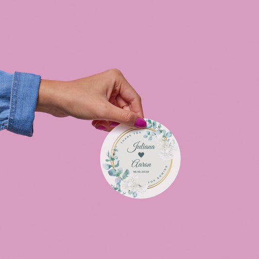 Simple Elegant Vinyl Sticker – Minimal Aesthetic Stickers