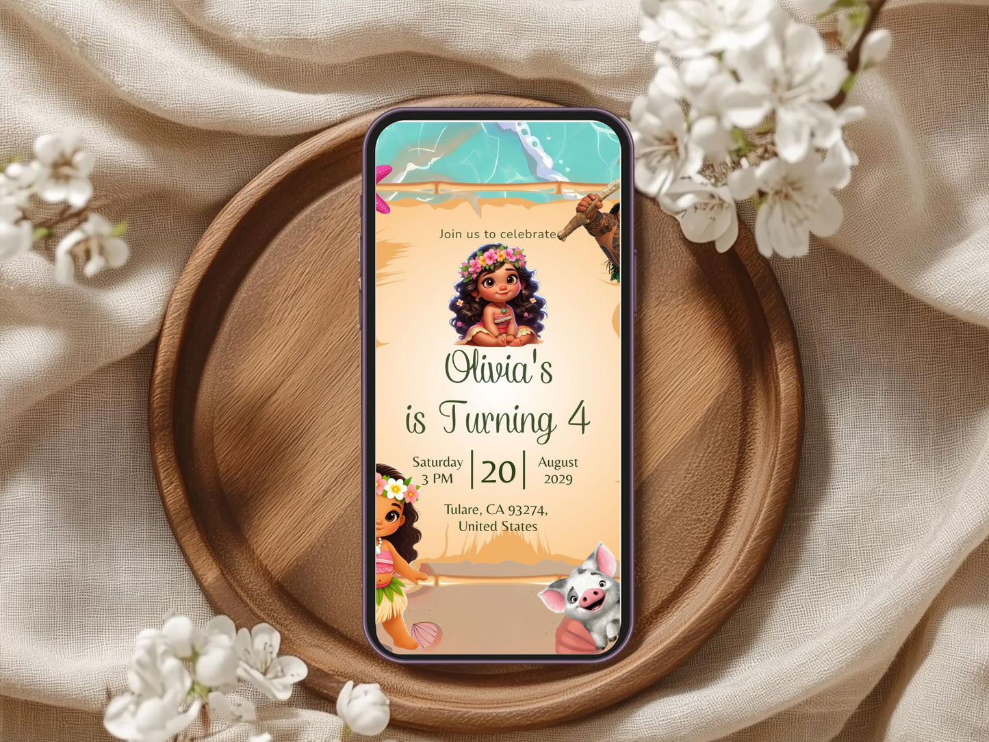 Ocean Theme Birthday Invitation | Under the Sea Digital Party Invite