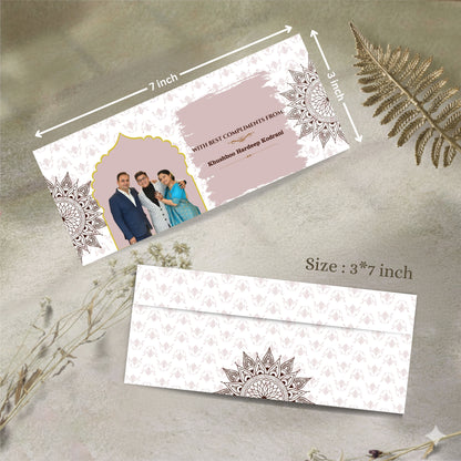 Personalized Customized Mandala Theme Designer Shagun Cover