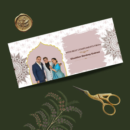 Personalized Customized Mandala Theme Designer Shagun Cover