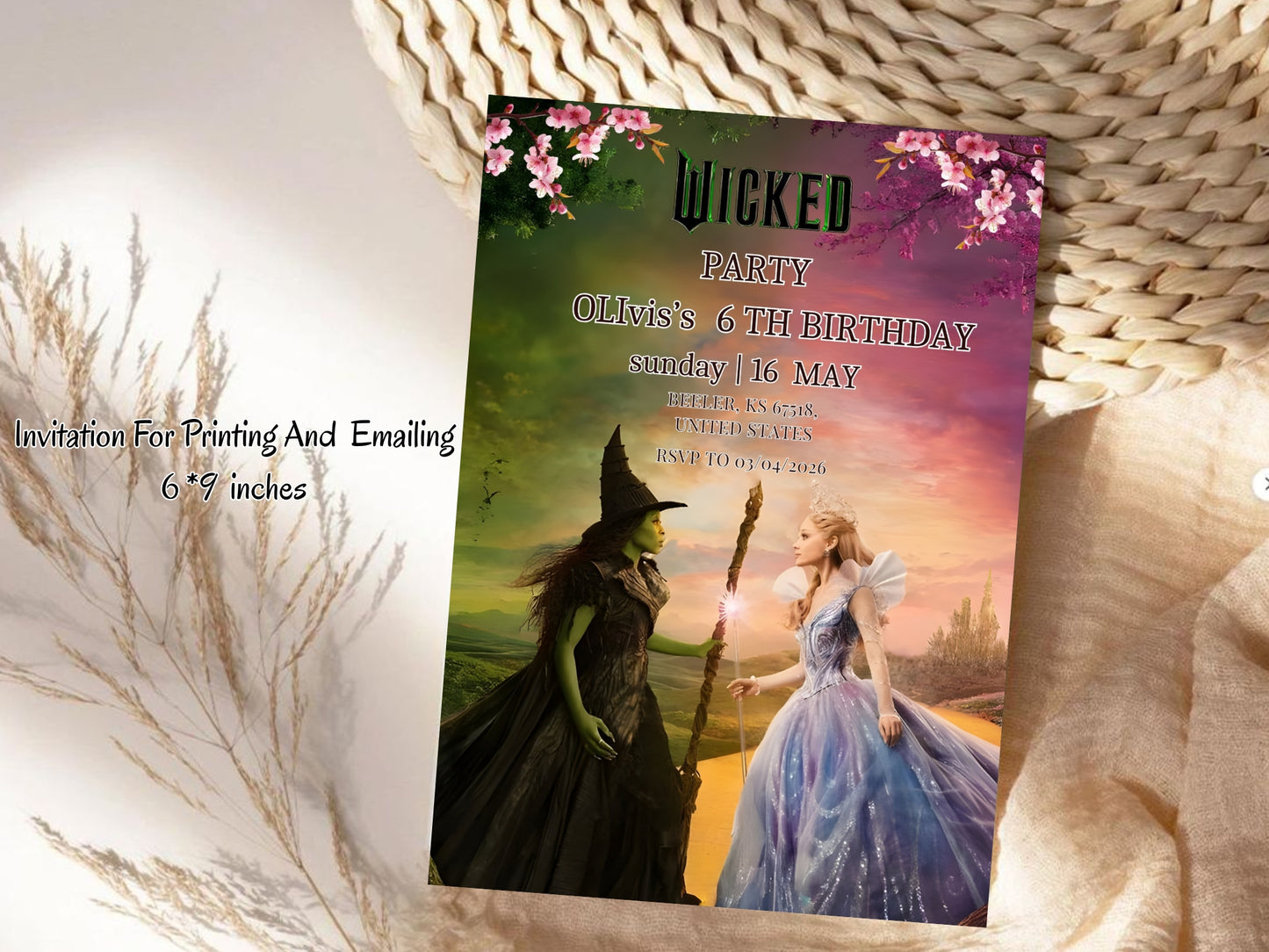 Angel vs Enemy Theme Birthday Invitation Card – Fun Battle Party Invite