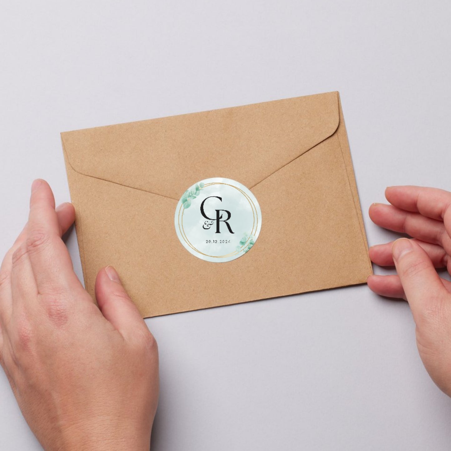 Minimal Elegant Sticker Design | Modern Luxury Custom Logo Sticker | Clean Aesthetic Packaging Label for Business & Events