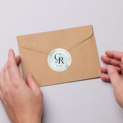 Minimal Elegant Sticker Design | Modern Luxury Custom Logo Sticker | Clean Aesthetic Packaging Label for Business & Events