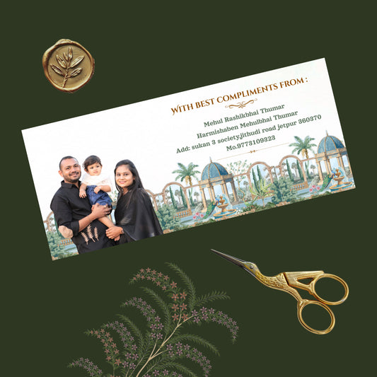 Personalized Customized Royal Theme Designer Shagun Cover