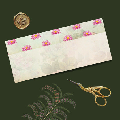 Personalized Sagun Cover with Photo, Shreenathji & Flower Theme