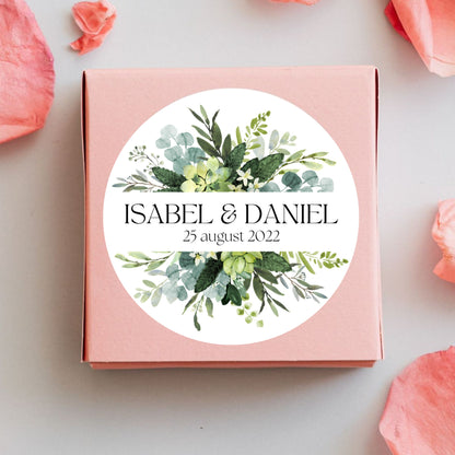 Leaf & Floral Vinyl Sticker – Elegant Botanical Aesthetic Stickers