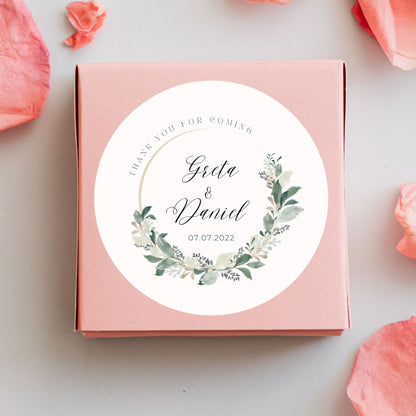 Elegant Floral Vinyl Sticker – Minimal Botanical Aesthetic sto