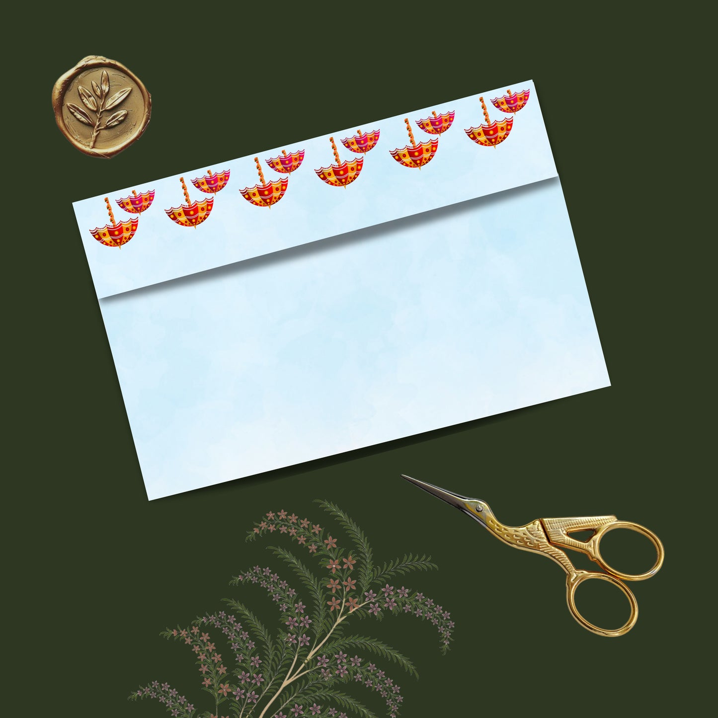 Personalized Customized Ganeshji Theme Designer Pocket Shagun Cover