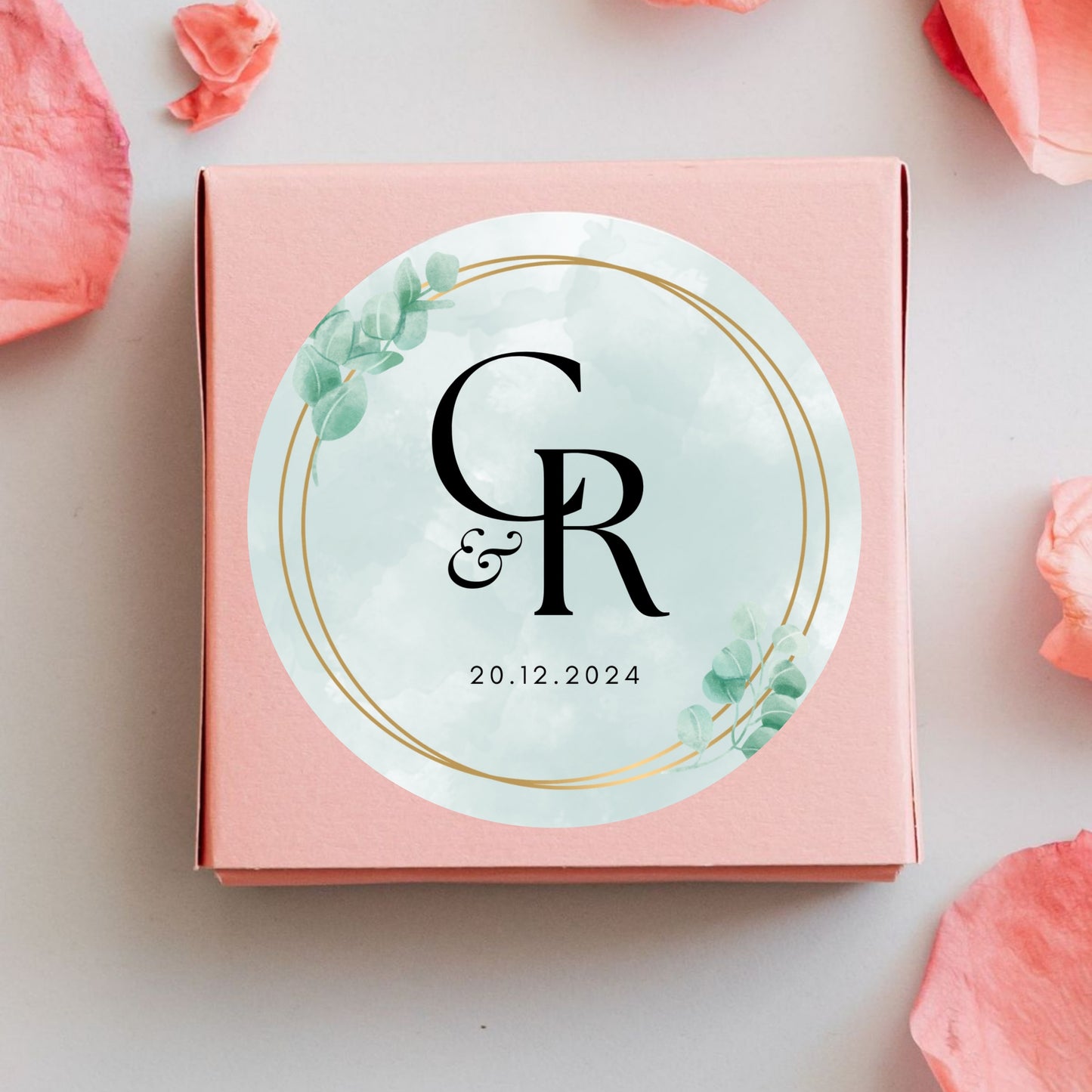 Minimal Elegant Sticker Design | Modern Luxury Custom Logo Sticker | Clean Aesthetic Packaging Label for Business & Events