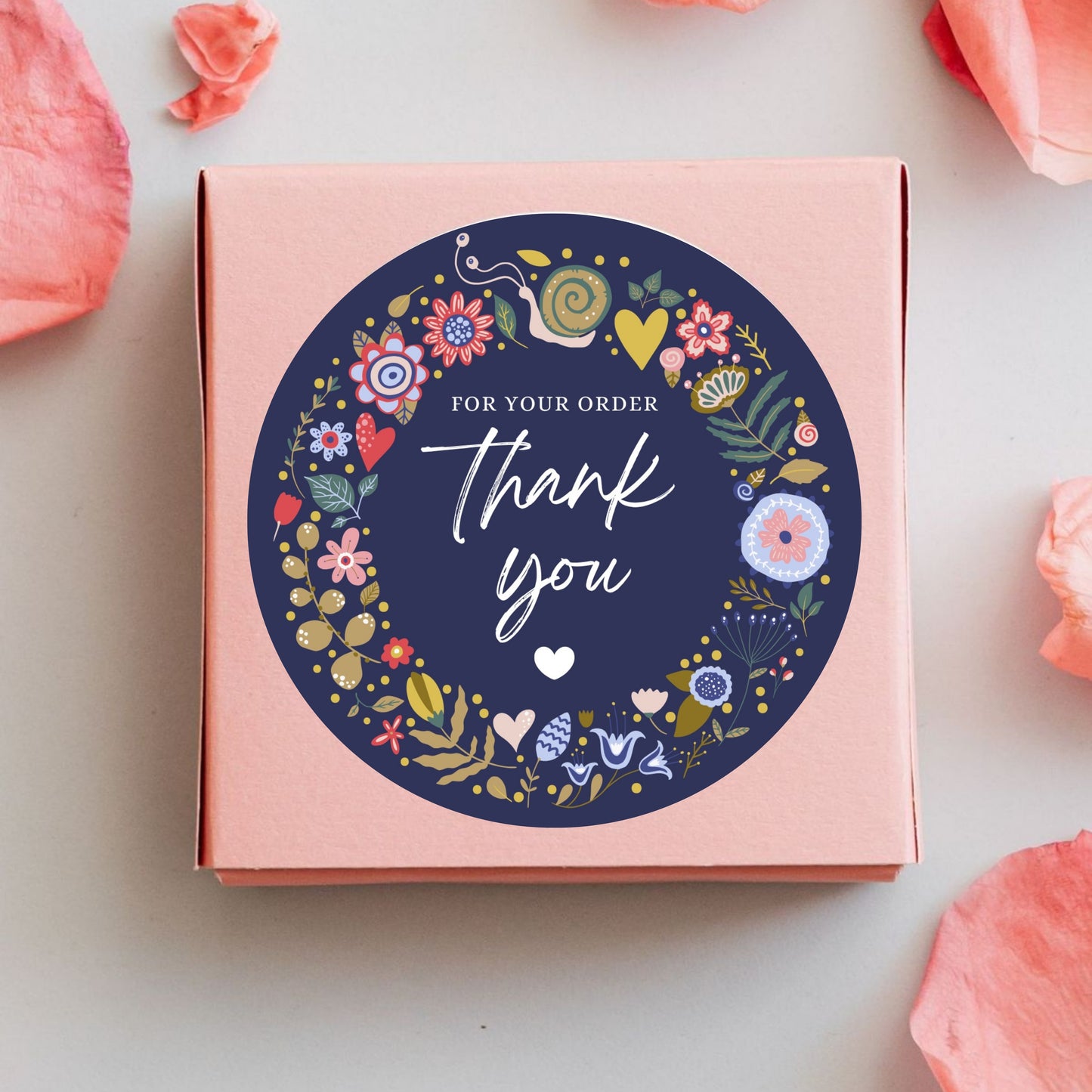 Elegant Floral Vinyl Sticker – Minimal Botanical Stickers