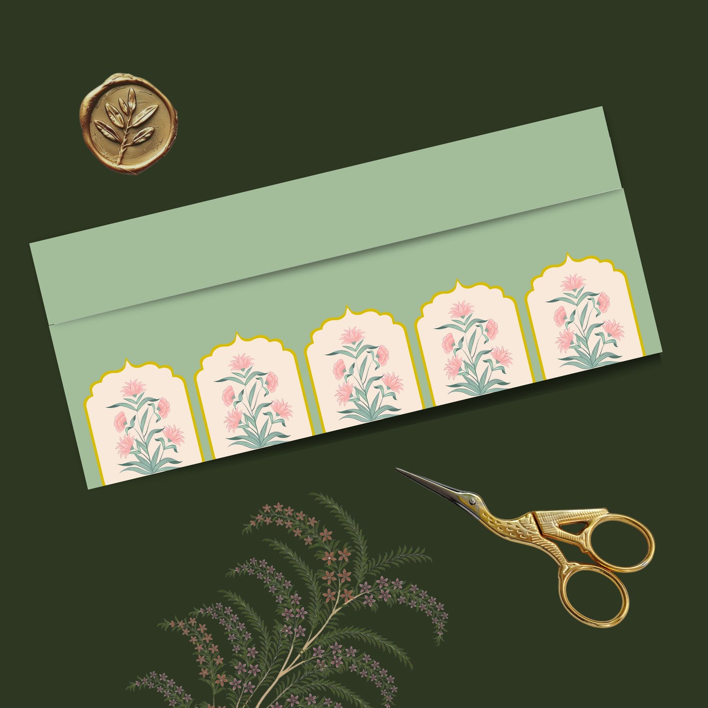 Royal Theme Shagun Cover – Luxury Wedding Money Envelope for Shadi & Festive Gifting