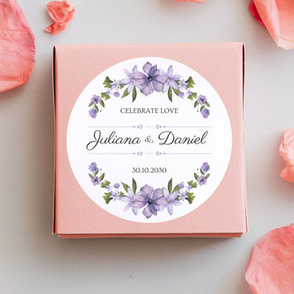 Elegant Floral Vinyl Sticker – Minimal Botanical Aesthetic Sticker