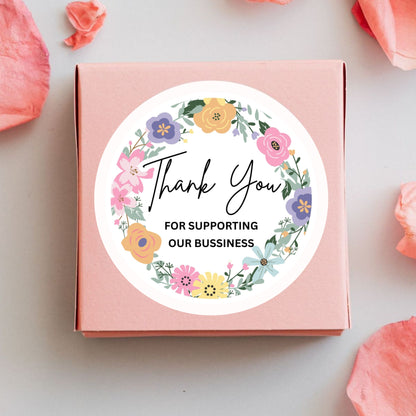 Floral Elegant Vinyl Sticker – Minimal Botanical Aesthetic Stickers