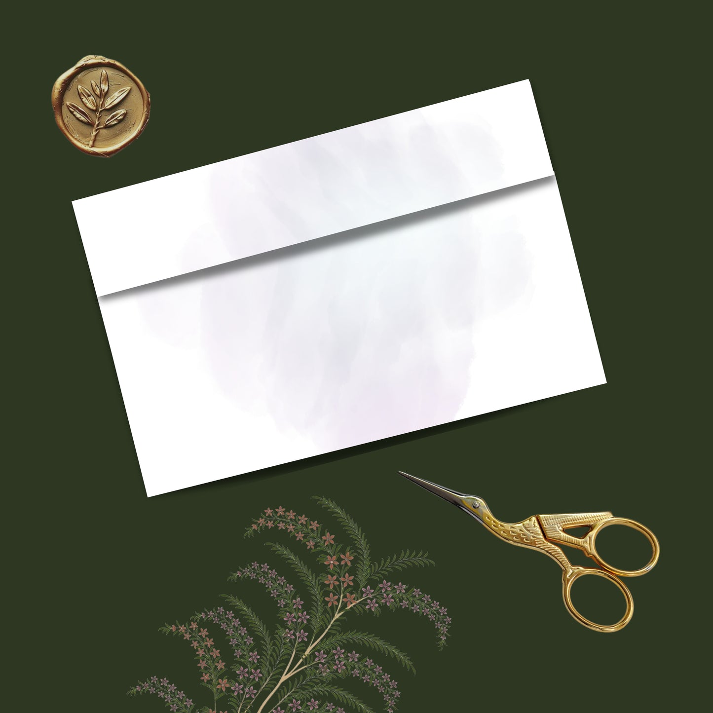 Personalized Customized Simple & Floral Theme Designer Pocket Shagun Cover