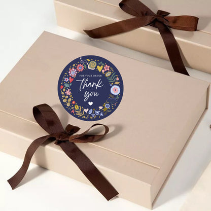 Elegant Floral Vinyl Sticker – Minimal Botanical Stickers