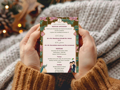 Royal Elegant Theme Baby Shower Card Invitation Design | Luxury Invite