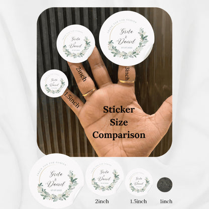 Elegant Floral Vinyl Sticker – Minimal Botanical Aesthetic sto