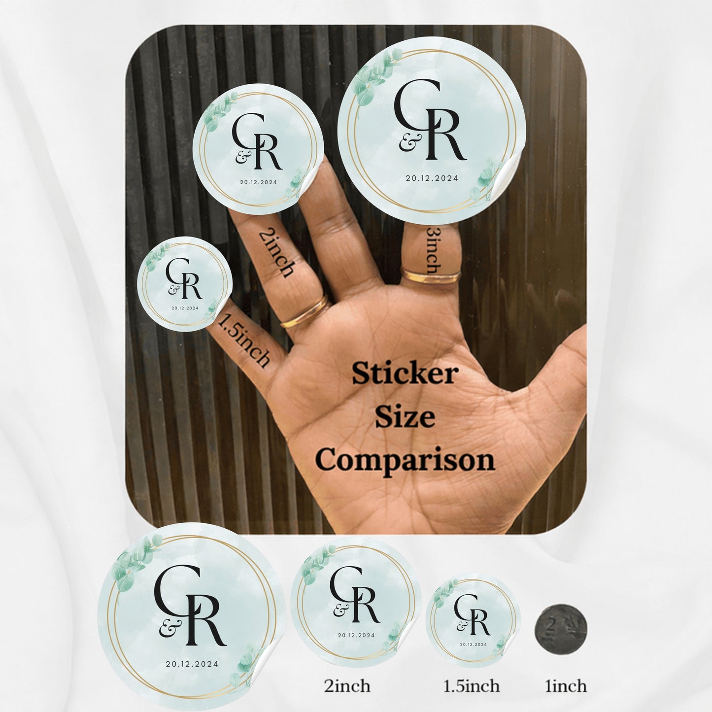 Minimal Elegant Sticker Design | Modern Luxury Custom Logo Sticker | Clean Aesthetic Packaging Label for Business & Events