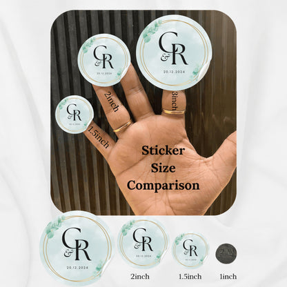 Minimal Elegant Sticker Design | Modern Luxury Custom Logo Sticker | Clean Aesthetic Packaging Label for Business & Events