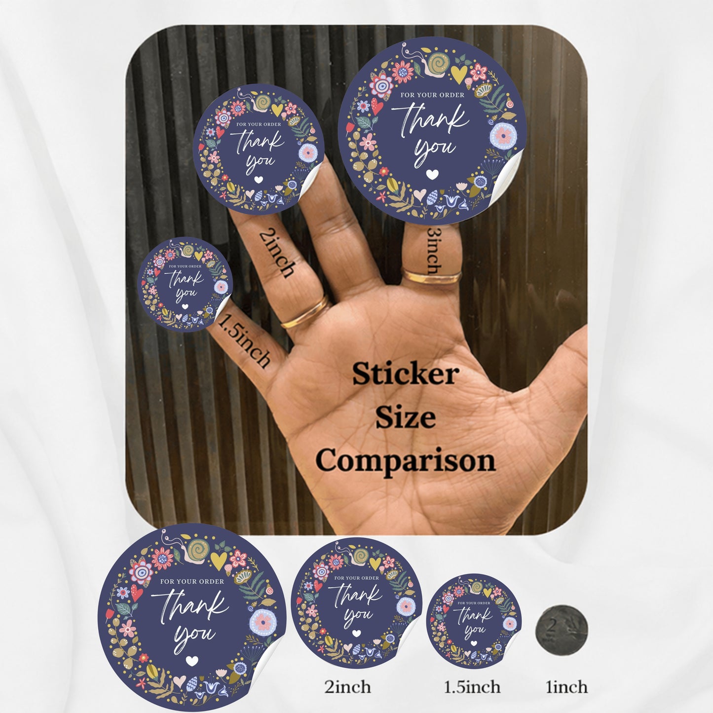 Elegant Floral Vinyl Sticker – Minimal Botanical Stickers