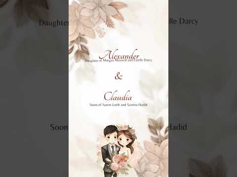 Floral Elegant Chandla Vidhi Invitation Video | Elegant Floral Ceremony Digital Invite | Traditional E-Invite