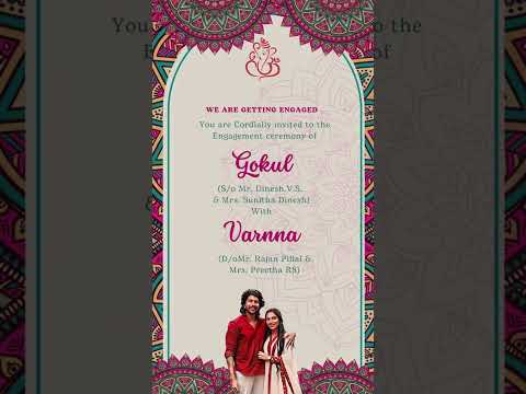 Mandala Theme Chandla Vidhi Invitation Video | Royal Mandala Ceremony Digital Invite | Traditional Indian E-Invite (Copy)