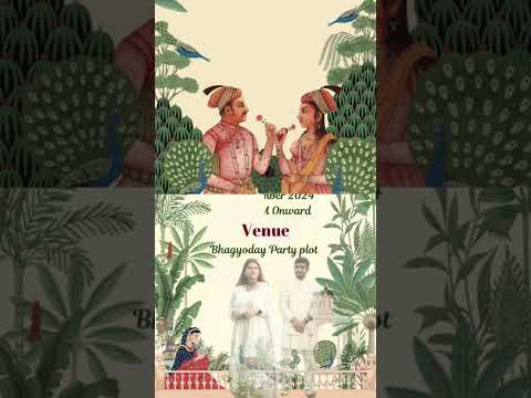 Royal Minimal Theme Wedding Invitation Video | Elegant Minimal Royal Digital Wedding Invite