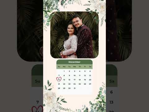 Floral Elegant Theme Save The Date Video Invitation | Luxury Digital Announcement
