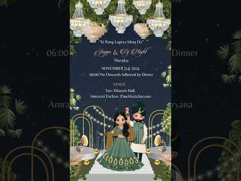 Elegant Minimal Wedding Invitation Video | Simple & Modern Digital Wedding Invite