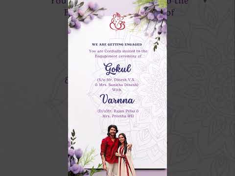 Mandala Theme Chandla Vidhi Invitation Video | Royal Mandala Ceremony Digital Invite | Traditional Indian E-Invite
