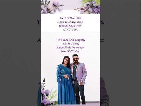 Purple Theme Baby Shower Invitation Video | Elegant Lavender Digital Baby Shower Invite | Modern E-Invite