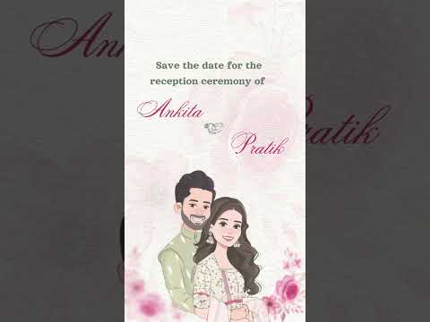 Elegant Theme Save The Date Video Invitation | Premium Digital Announcement