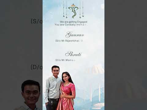 Minimal Theme Chandla Vidhi Invitation Video | Simple Elegant Indian Ceremony Digital Invite | Modern E-Invite ✨