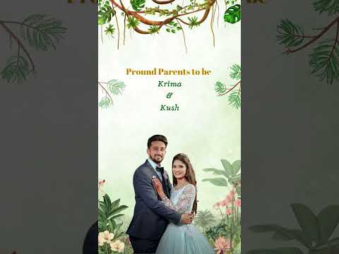Little Krishna Baby Shower Invitation Video | Bal Krishna Theme Digital Baby Shower Invite | Traditional Hindu E-Invite