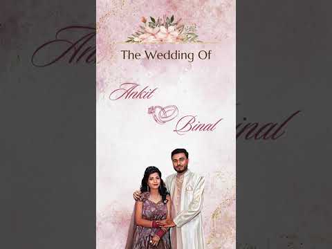 Elegant Minimal Theme Save The Date Video Invitation | Modern Luxury Digital Announcement