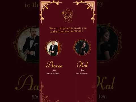 Elegant Mandala Theme Reception Video – Luxury Traditional Mandala Wedding Reception Background, Artistic Cultural Couple Event Display Video