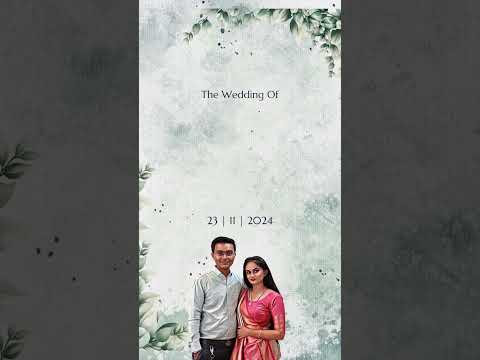 Minimal Elegant Theme Save The Date Video Invitation | Modern Luxury Digital Announcement